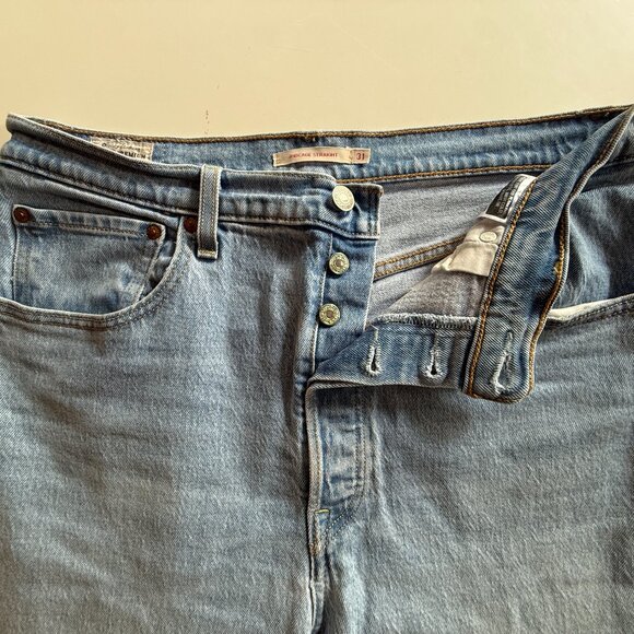 Levi's Premium Ribcage Straight Jeans - W size 31 - Picture 7 of 9